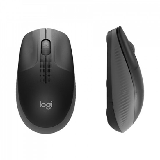 Logitech | Full size Mouse | M190 | Wireless | USB | Charcoal