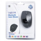 Logilink Maus Laser Bluetooth mit 5 Tasten Bluetooth Laser Mouse wireless Black