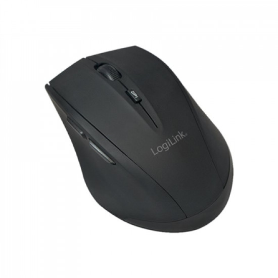 Logilink Maus Laser Bluetooth mit 5 Tasten Bluetooth Laser Mouse wireless Black