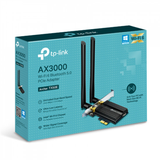 WRL ADAPTER 3000MBPS PCIE/ARCHER TX50E TP-LINK