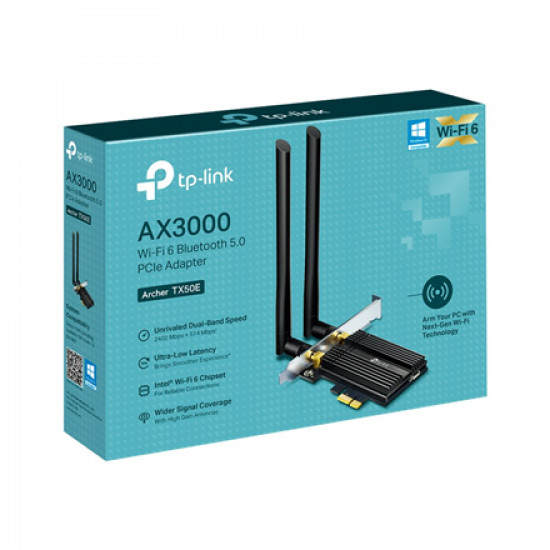 WRL ADAPTER 3000MBPS PCIE/ARCHER TX50E TP-LINK
