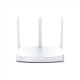 Mercusys Wireless N Router MW305R 802.11n 300 Mbit/s 10/100 Mbit/s Ethernet LAN (RJ-45) ports 3 Mesh Support No MU-MiMO No No mobile broadband Antenna type 3xFixed No