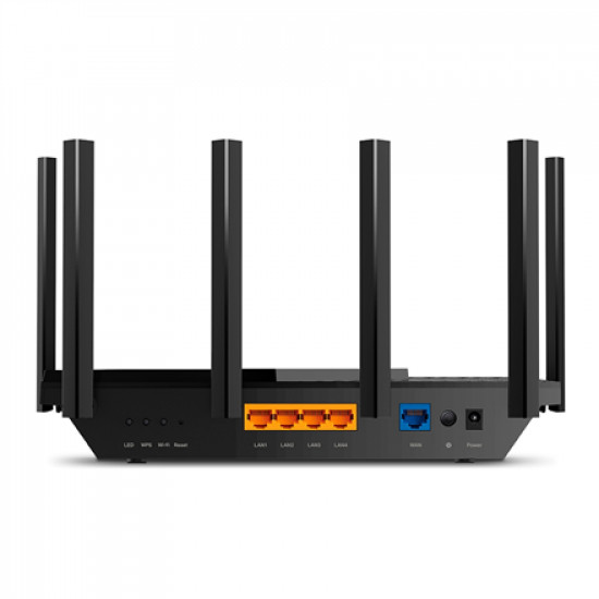 Archer AX73 | 802.11ax | 4804+574 Mbit/s | 10/100/1000 Mbit/s | Ethernet LAN (RJ-45) ports 4 | Mesh Support No | MU-MiMO Yes | No mobile broadband | Antenna type 6xExternal | 1× USB 3.0