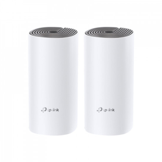 TP-LINK C1200 Whole Home Mesh Wi-Fi System Deco E4 (2-pack) 802.11ac 867+300 Mbit/s 10/100 Mbit/s Ethernet LAN (RJ-45) ports 2 Mesh Support Yes MU-MiMO Yes No mobile broadband Antenna type 2xInternal