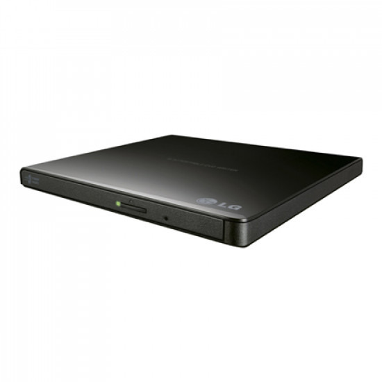 H.L Data Storage | Ultra Slim Portable DVD-Writer | GP57EB40 | Interface USB 2.0 | DVD±R/RW | CD read speed 24 x | CD write speed 24 x | Black | Desktop/Notebook