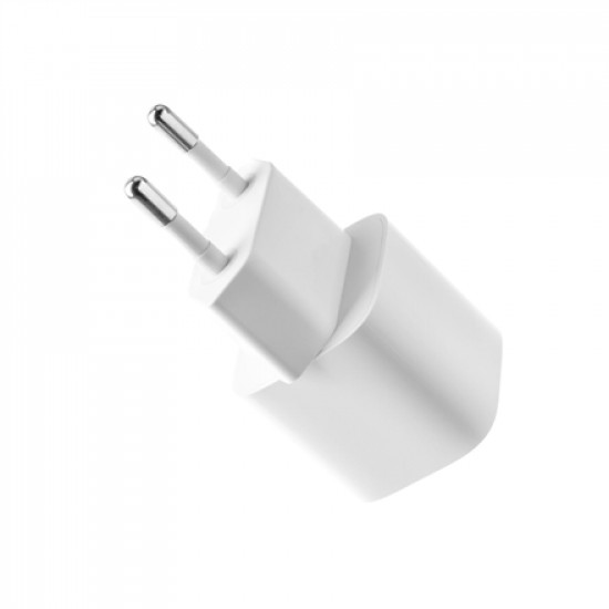 Fixed Mini USB-C Travel Charger USB-C/Lightning Cable