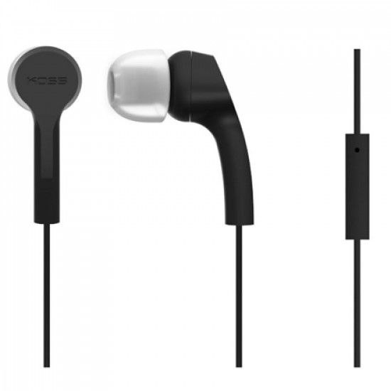 Koss | KEB9iK | Headphones | Wired | In-ear | Microphone | Black