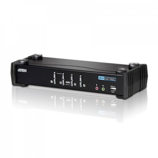 Aten 4-Port USB DVI/Audio KVMP Switch Aten | 4-Port USB DVI/Audio KVMP Switc