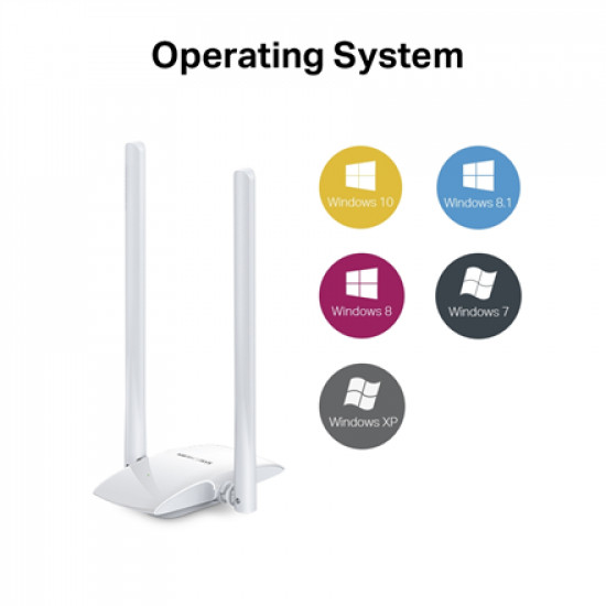 Mercusys | High Gain Wireless USB Adapter | MW300UH