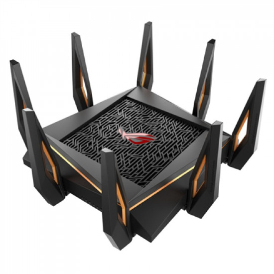 Asus | GT-AX11000 Tri-band WiFi Gaming Router | ROG Rapture | 802.11ax | 4804+1148 Mbit/s | 10/100/1000 Mbit/s | Ethernet LAN (RJ-45) ports 4 | Mesh Support Yes | MU-MiMO No | No mobile broadband | Antenna type 8xExternal | 2 x USB 3.1 Gen 1 | month(s)