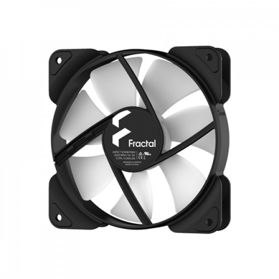 Fractal Design | Aspect  12 RGB PWM | Black | Case fan