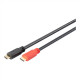 Digitus | Black/Red | HDMI Male (type A) | HDMI Male (type A) | High Speed HDMI Cable with Signal Amplifier | HDMI to HDMI | 10 m