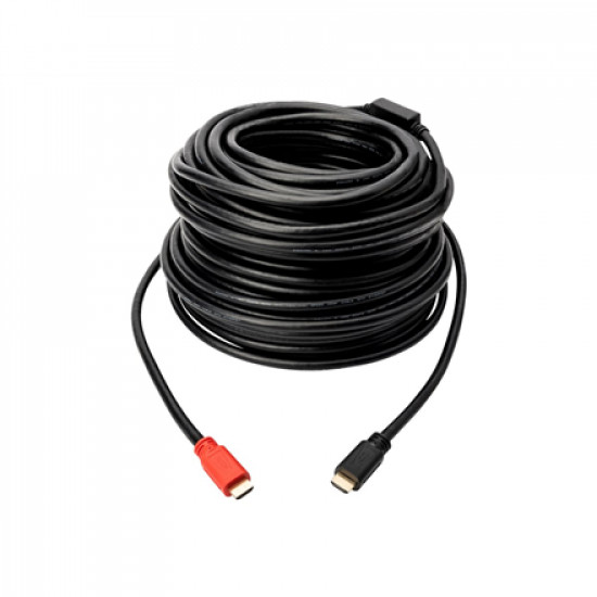 Digitus | Black/Red | HDMI Male (type A) | HDMI Male (type A) | High Speed HDMI Cable with Signal Amplifier | HDMI to HDMI | 10 m