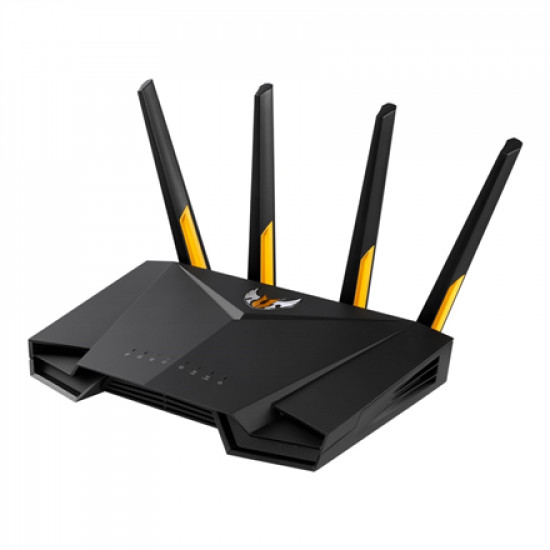 Asus | Dual Band WiFi 6 Gaming Router | TUF-AX3000 | 802.11ax | 2402+574 Mbit/s | 10/100/1000 Mbit/s | Ethernet LAN (RJ-45) ports 4 | Mesh Support Yes | MU-MiMO Yes | No mobile broadband | Antenna type 4xExternal | 1 x USB 3.2 Gen 1 | month(s)