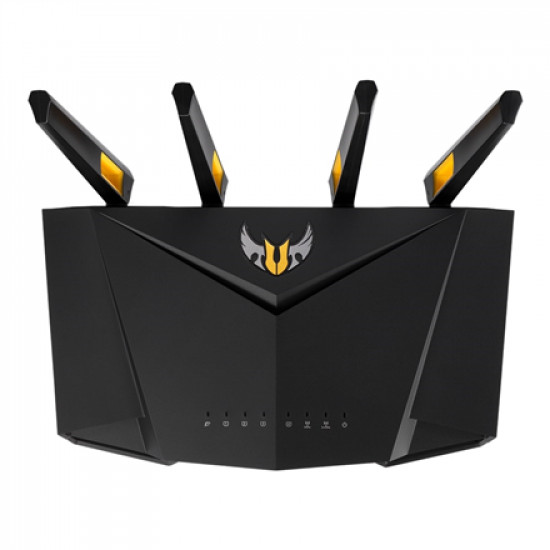 Asus | Dual Band WiFi 6 Gaming Router | TUF-AX3000 | 802.11ax | 2402+574 Mbit/s | 10/100/1000 Mbit/s | Ethernet LAN (RJ-45) ports 4 | Mesh Support Yes | MU-MiMO Yes | No mobile broadband | Antenna type 4xExternal | 1 x USB 3.2 Gen 1 | month(s)