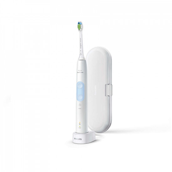 Philips | HX6839/28 Sonicare ProtectiveClean 4500 Sonic | Electric Toothbrush | Rechargeable | For adults | ml | Number of heads | White/Light Blue | Number of brush heads included 1 | Number of teeth brushing modes 2