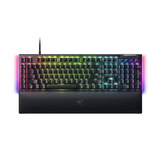 Razer | BlackWidow V4 | Mechanical Gaming keyboard | Wired | US | Black | Green Switch