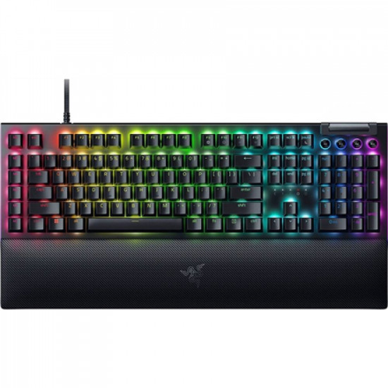 Razer | BlackWidow V4 | RGB LED light | US | Wired | Black | Yellow Switches | Mechanical Gaming keyboard