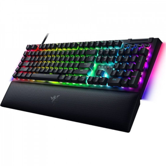 Razer | BlackWidow V4 | RGB LED light | US | Wired | Black | Yellow Switches | Mechanical Gaming keyboard