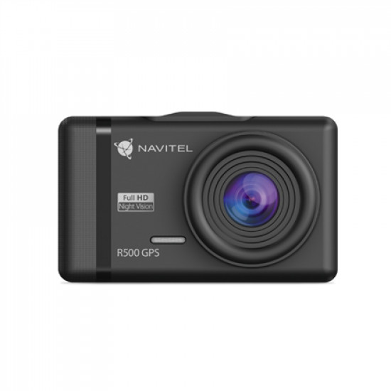 Navitel | Dashcam with high-quality shooting, digital speedometer, and GPS-informer | R500 GPS | IPS display 2.35'' 480 320 | GPS (satellite) | Maps included