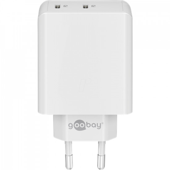 Goobay | 61758 | Dual USB-C PD Fast Charger (36 W)