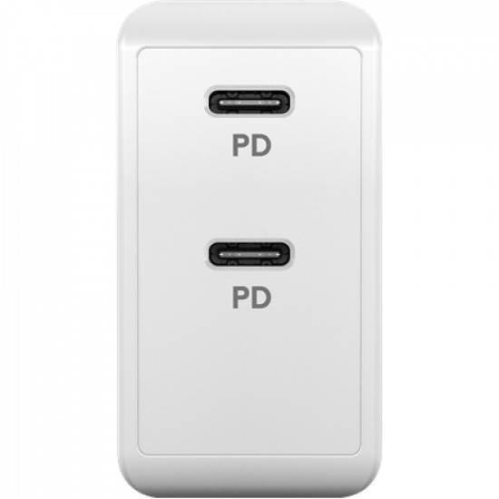 Goobay | 61758 | Dual USB-C PD Fast Charger (36 W)