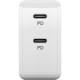 Goobay | 61758 | Dual USB-C PD Fast Charger (36 W)