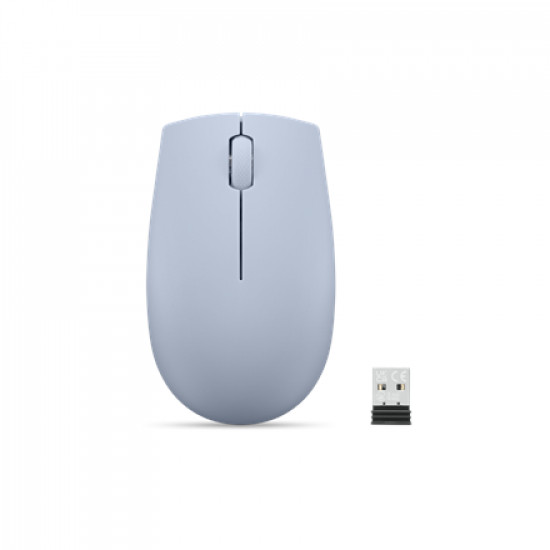 Lenovo | Compact Mouse with battery | 300 | Wireless | Frost Blue