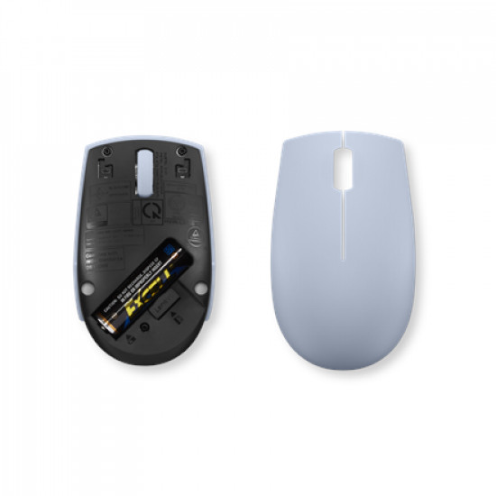 Lenovo | Compact Mouse with battery | 300 | Wireless | Frost Blue