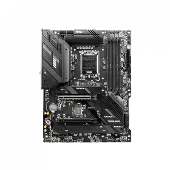 MSI | MAG B760 TOMAHAWK WIFI | Processor family Intel | Processor socket LGA1700 | DDR5 | Supported hard disk drive interfaces SATA, M.2 | Number of SATA connectors 4