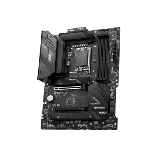 MSI | MAG B760 TOMAHAWK WIFI | Processor family Intel | Processor socket LGA1700 | DDR5 | Supported hard disk drive interfaces SATA, M.2 | Number of SATA connectors 4