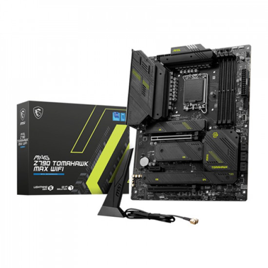 MSI | MAG Z790 TOMAHAWK MAX WIFI | Processor family Intel | Processor socket LGA1700 | DDR5 UDIMM | Supported hard disk drive interfaces SATA, M.2 | Number of SATA connectors 8