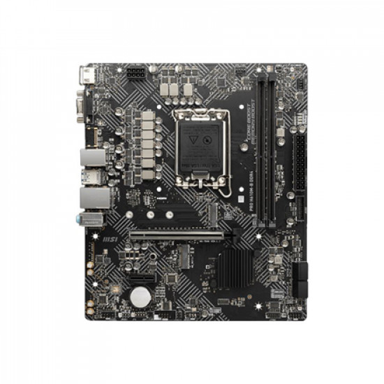 MSI | PRO H610M-G | Processor family Intel | Processor socket LGA1700 | DDR5 | Supported hard disk drive interfaces SATA, M.2 | Number of SATA connectors 4