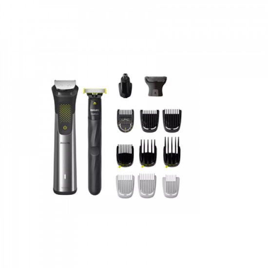 All-in-One Trimmer | MG9552/15 | Cordless | Wet & Dry | Number of length steps 27 | Silver/Black/Green