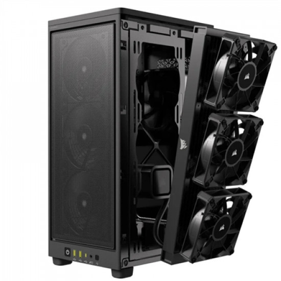 Corsair | AIRFLOW PC Case | 2000D | Black | Mini-ITX | Power supply included No