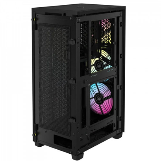 Corsair | RGB AIRFLOW PC Case | 2000D | Black | Mini-ITX | Power supply included No | SFX