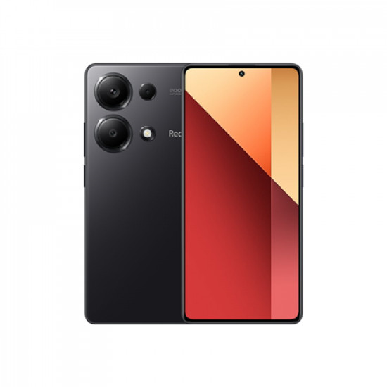 Xiaomi | Redmi | Note 13 Pro | Midnight Black | 6.67  | AMOLED | 1080 x 2400 pixels | Mediatek | Internal RAM 8 GB | 256 GB | Dual SIM | Nano-SIM | 4G | Main camera resolution 200+8+2 MP | Secondary camera resolution 16 MP | Android | 13 | 5000 mAh