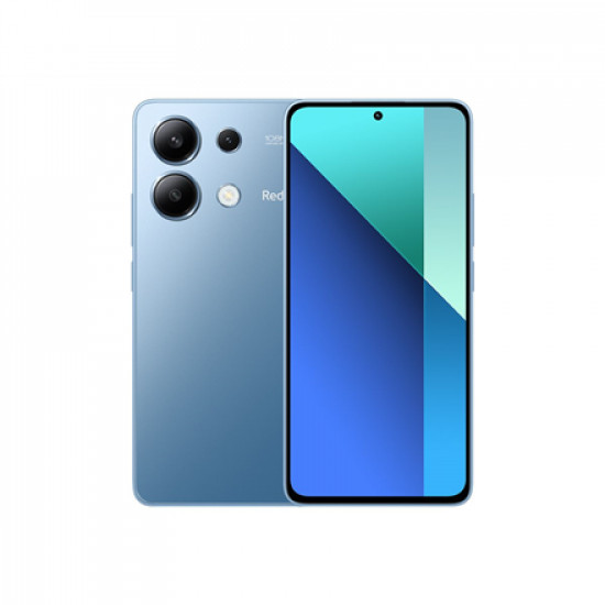 Xiaomi | Redmi | Note 13 | Ice Blue | 6.67  | AMOLED | 1080 x 2400 pixels | Qualcomm | Internal RAM 8 GB | 256 GB | Dual SIM | 4G | Main camera resolution 108+8+2 MP | Secondary camera resolution 16 MP | Android | 13 | 5000 mAh