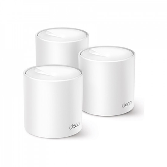 TP-LINK | AX1500 Whole Home Mesh Wi-Fi 6 System | Deco X10 (3-pack) | 802.11ax | 10/100/1000 Mbit/s | Ethernet LAN (RJ-45) ports 1 | Mesh Support Yes | MU-MiMO Yes | No mobile broadband | Antenna type Internal