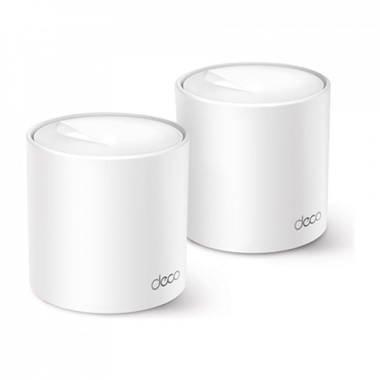 TP-LINK | AX1500 Whole Home Mesh Wi-Fi 6 System | Deco X10 (2-pack) | 802.11ax | 10/100/1000 Mbit/s | Ethernet LAN (RJ-45) ports 1 | Mesh Support Yes | MU-MiMO Yes | No mobile broadband | Antenna type Internal