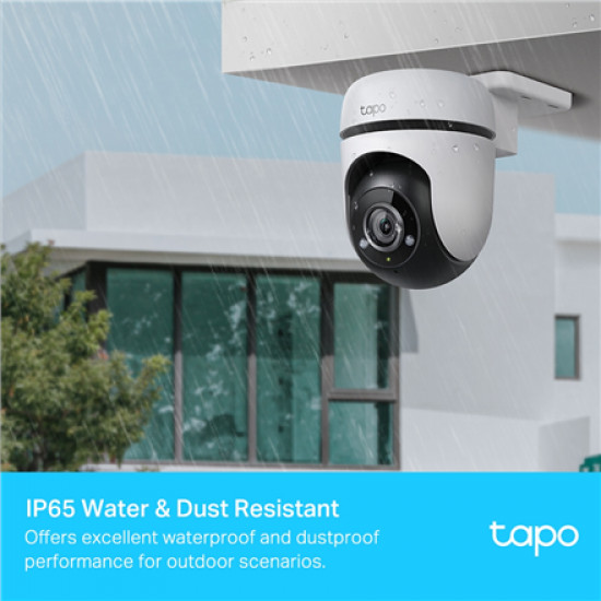 TP-LINK | Pan/Tilt Security WiFi Camera | TC40 | Dome | 2 MP | 3mm | IP65 | H.264 | Micro SD, Max. 512GB