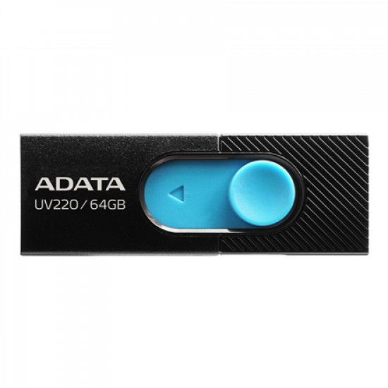 ADATA | USB Flash Drive | UV220 | 64 GB | USB 2.0 | Black/Blue