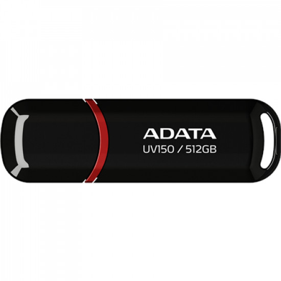 ADATA | USB Flash Drive | UV150 | 512 GB | USB 3.2 Gen1 | Black