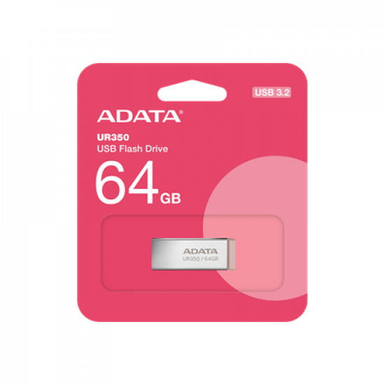 ADATA | USB Flash Drive | UR350 | 64 GB | USB 3.2 Gen1 | Brown