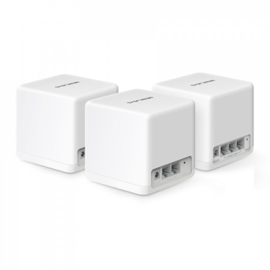 Mercusys | AX1500 Whole Home Mesh WiFi 6 System | Halo H60X (3-pack) | 802.11ax | 10/100/1000 Mbit/s | Ethernet LAN (RJ-45) ports 1 | Mesh Support Yes | MU-MiMO Yes | No mobile broadband