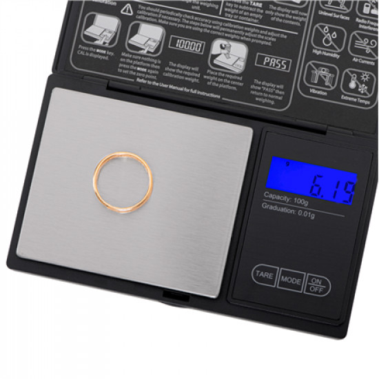 Adler | Precision Scale | AD 3176 | Maximum weight (capacity) 0.1 kg | Black