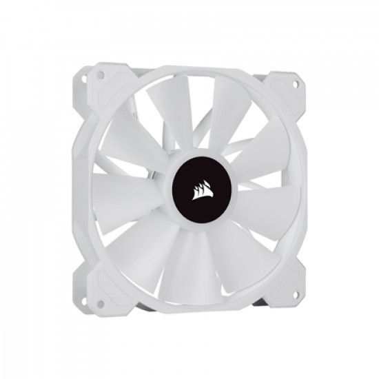 Corsair | 140mm White PWM Fan, Dual Fan Kit with Lighting Node CORE | iCUE SP140 RGB ELITE Performance | Case Fan