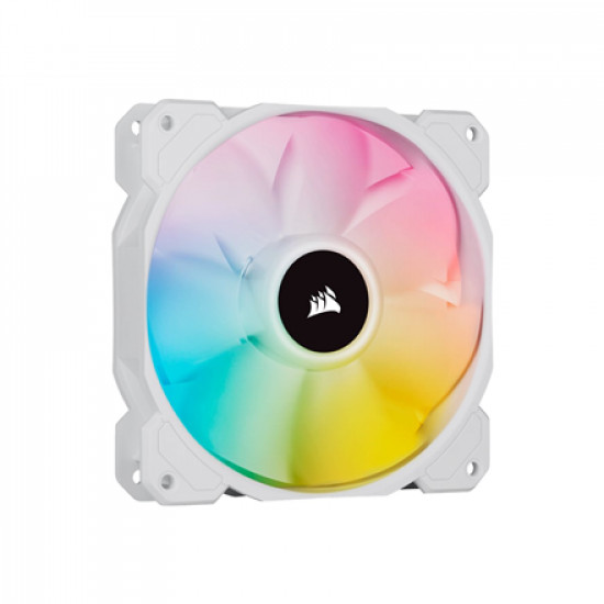 Corsair | 120mm White PWM Fan, Triple Pack with Lighting Node CORE | iCUE SP120 RGB ELITE Performance | Case Fan