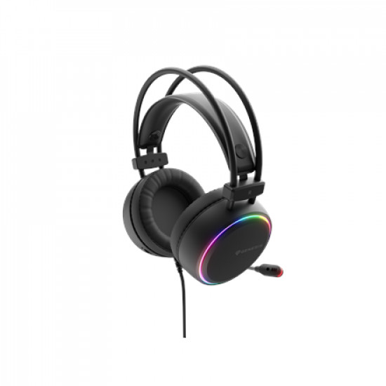 Genesis | On-Ear Gaming Headset | Neon 613 | Built-in microphone | 3.5 mm, USB Type-A | Black