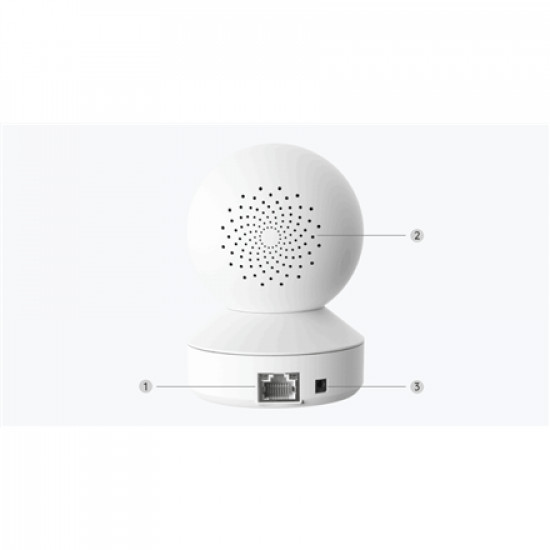 Reolink | Super HD Smart Home WiFi IP Camera | E Series E330 | PTZ | 4 MP | 4mm/F2.0 | H.264 | Micro SD, Max. 256 GB